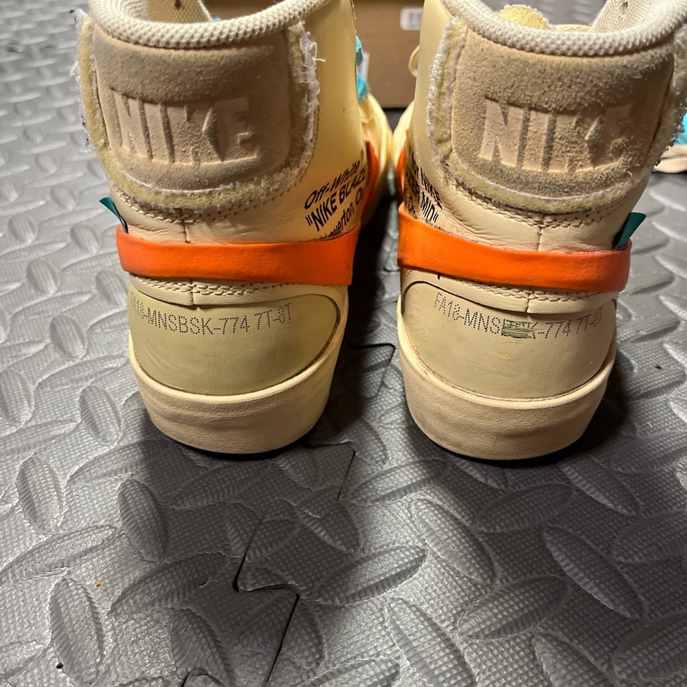 Size 8.5 - Nike Blazer Mid x OFF-WHITE All Hallows Eve 2018 USED EX AA38… - Picture 10 of 15